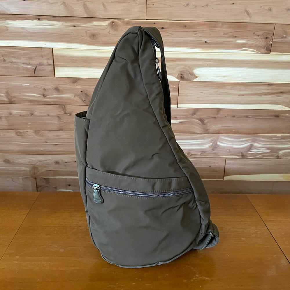 AmeriBag Teardrop Shaped Cross Body Shoulder Sling Bag